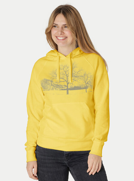 Peaces.bio - handbedruckte Biomode Damen Hoodie Landscape von Peaces.bio - handbedruckte Biomode