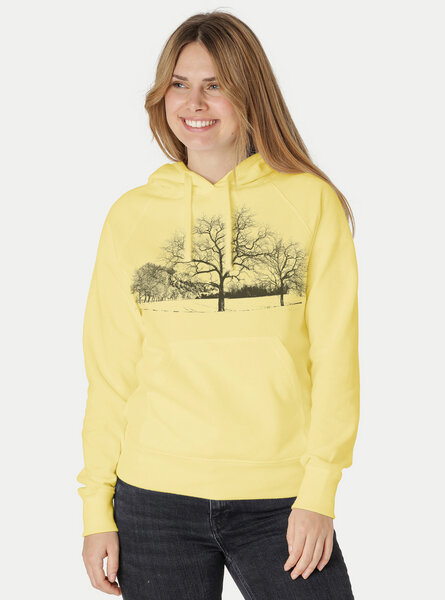 Peaces.bio - handbedruckte Biomode Damen Hoodie Landscape von Peaces.bio - handbedruckte Biomode