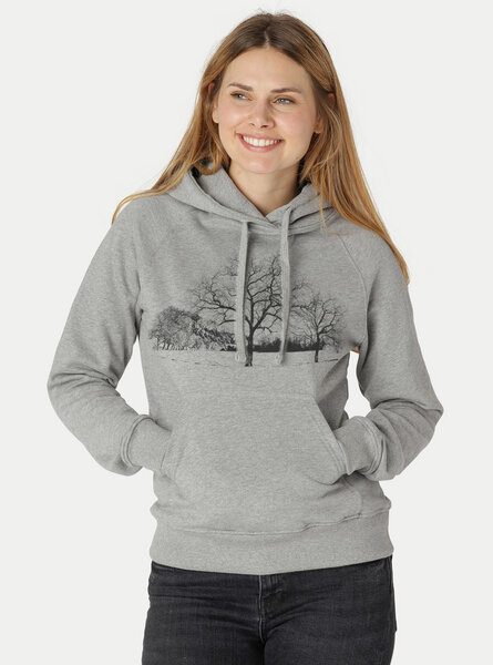 Peaces.bio - handbedruckte Biomode Damen Hoodie Landscape von Peaces.bio - handbedruckte Biomode