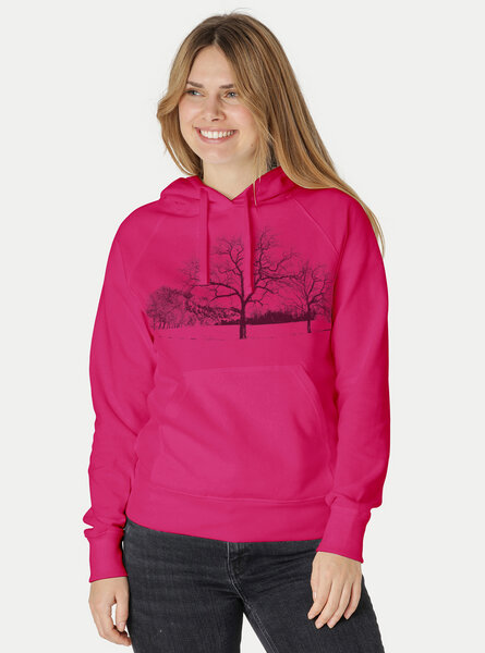 Peaces.bio - handbedruckte Biomode Damen Hoodie Landscape von Peaces.bio - handbedruckte Biomode