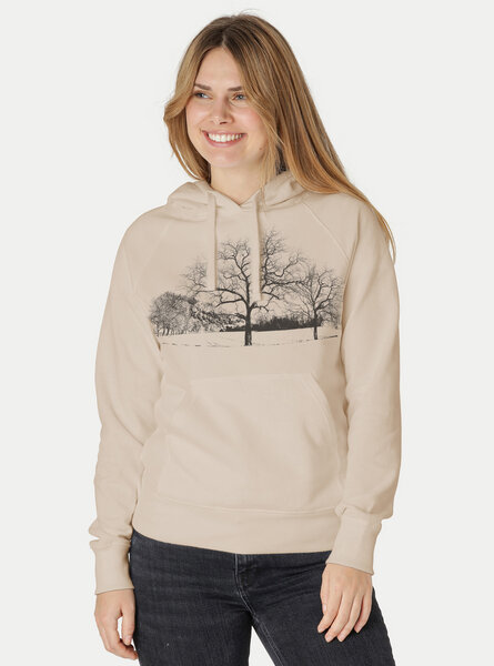 Peaces.bio - handbedruckte Biomode Damen Hoodie Landscape von Peaces.bio - handbedruckte Biomode