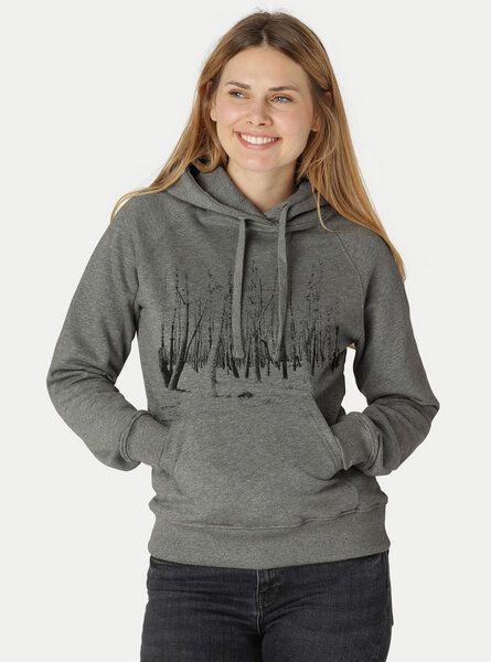 Peaces.bio - handbedruckte Biomode Damen Hoodie Woodland Peaces.bio - handbedruckte Biomode Damen Hoodie Woodland von Peaces.bio - handbedruckte Biomode
