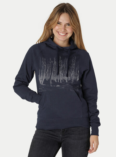 Peaces.bio - handbedruckte Biomode Damen Hoodie Woodland von Peaces.bio - handbedruckte Biomode