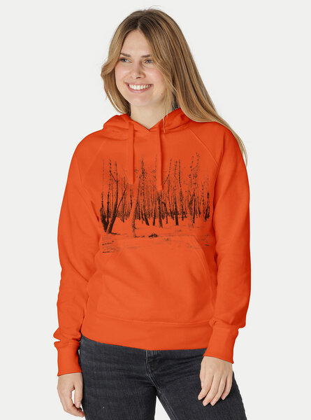 Peaces.bio - handbedruckte Biomode Damen Hoodie Woodland von Peaces.bio - handbedruckte Biomode