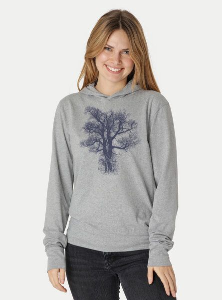 Peaces.bio - handbedruckte Biomode Damen Jersey-Hoodie Chestnut Peaces.bio - handbedruckte Biomode Damen Jersey-Hoodie Chestnut von Peaces.bio - handbedruckte Biomode