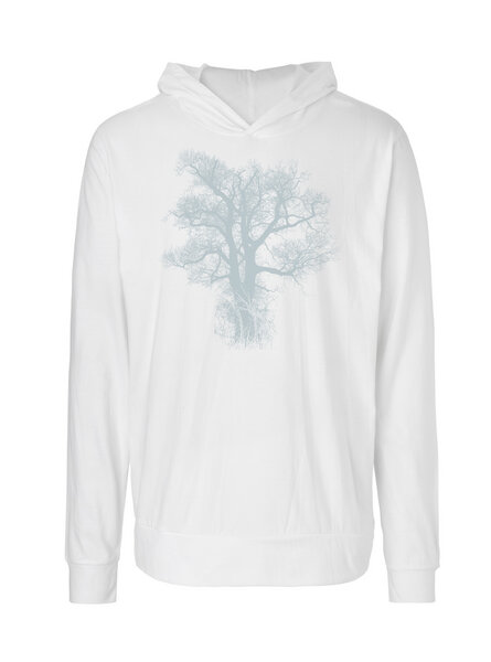 Peaces.bio - handbedruckte Biomode Damen Jersey-Hoodie Chestnut von Peaces.bio - handbedruckte Biomode