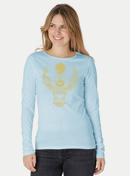 Peaces.bio - handbedruckte Biomode Damen Langarmshirt Cheper von Peaces.bio - handbedruckte Biomode
