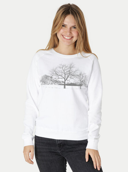 Peaces.bio - handbedruckte Biomode Damen Sweatshirt Landscape von Peaces.bio - handbedruckte Biomode