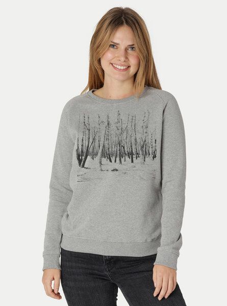 Peaces.bio - handbedruckte Biomode Damen Sweatshirt Woodland Peaces.bio - handbedruckte Biomode Damen Sweatshirt Woodland von Peaces.bio - handbedruckte Biomode