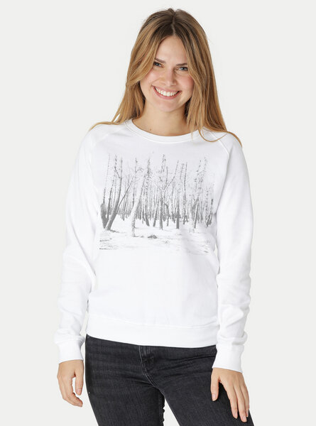 Peaces.bio - handbedruckte Biomode Damen Sweatshirt Woodland von Peaces.bio - handbedruckte Biomode