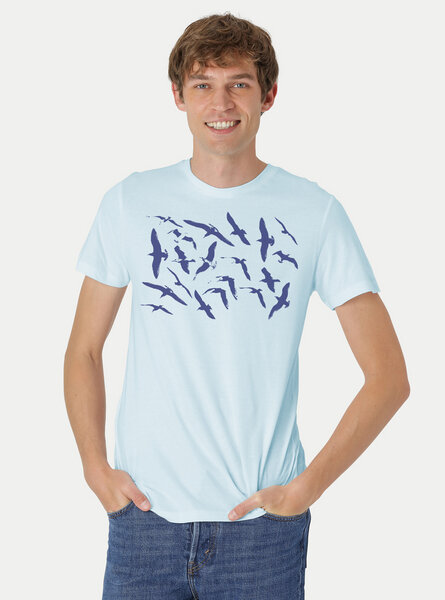 Peaces.bio - handbedruckte Biomode Fit T-Shirt Möwen Herren Peaces.bio - handbedruckte Biomode Fit T-Shirt Möwen Herren von Peaces.bio - handbedruckte Biomode