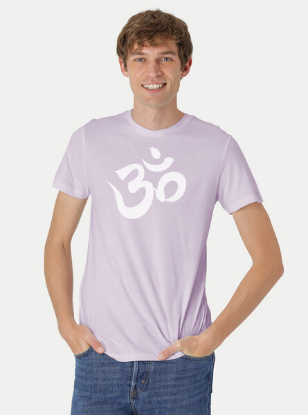 Peaces.bio - handbedruckte Biomode Fit T-Shirt "Om" Herren von Peaces.bio - handbedruckte Biomode