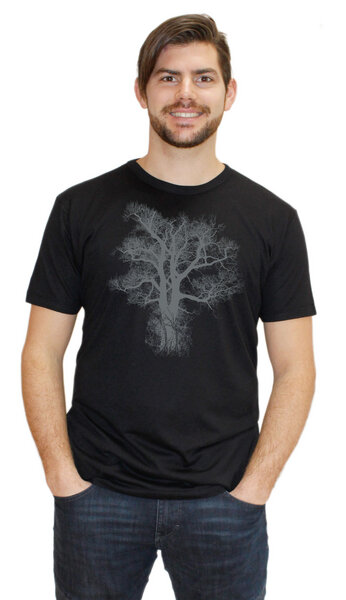 Peaces.bio - handbedruckte Biomode Herren-Bambus-Viskose-T-Shirt Chestnut von Peaces.bio - handbedruckte Biomode