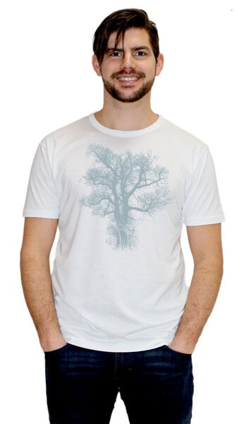 Peaces.bio - handbedruckte Biomode Herren-Bambus-Viskose-T-Shirt Chestnut von Peaces.bio - handbedruckte Biomode