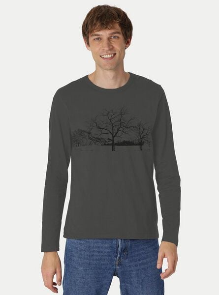 Peaces.bio - handbedruckte Biomode Herren Langarmshirt Landscape Peaces.bio - handbedruckte Biomode Herren Langarmshirt Landscape von Peaces.bio - handbedruckte Biomode
