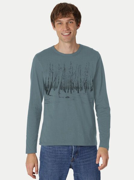 Peaces.bio - handbedruckte Biomode Herren Langarmshirt Woodland Peaces.bio - handbedruckte Biomode Herren Langarmshirt Woodland von Peaces.bio - handbedruckte Biomode