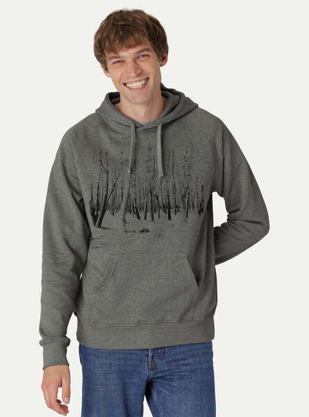 Peaces.bio - handbedruckte Biomode Hoodie Woodland Herren von Peaces.bio - handbedruckte Biomode