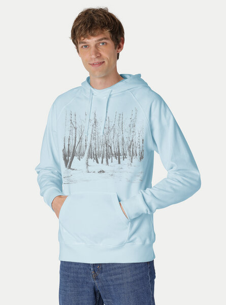 Peaces.bio - handbedruckte Biomode Hoodie Woodland Herren von Peaces.bio - handbedruckte Biomode