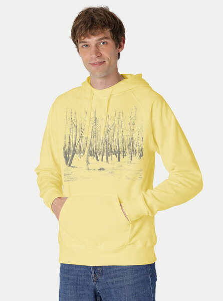 Peaces.bio - handbedruckte Biomode Hoodie Woodland Herren von Peaces.bio - handbedruckte Biomode