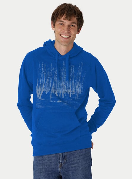 Peaces.bio - handbedruckte Biomode Hoodie Woodland Herren von Peaces.bio - handbedruckte Biomode