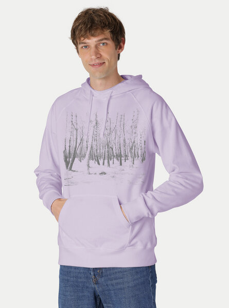 Peaces.bio - handbedruckte Biomode Hoodie Woodland Herren von Peaces.bio - handbedruckte Biomode