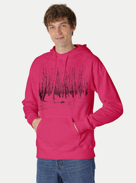 Peaces.bio - handbedruckte Biomode Hoodie Woodland Herren von Peaces.bio - handbedruckte Biomode