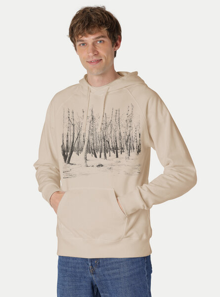 Peaces.bio - handbedruckte Biomode Hoodie Woodland Herren von Peaces.bio - handbedruckte Biomode