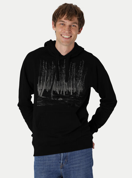 Peaces.bio - handbedruckte Biomode Hoodie Woodland Herren von Peaces.bio - handbedruckte Biomode