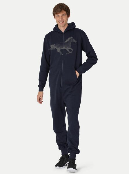 Peaces.bio - handbedruckte Biomode Jumpsuit Horsepower Herren von Peaces.bio - handbedruckte Biomode