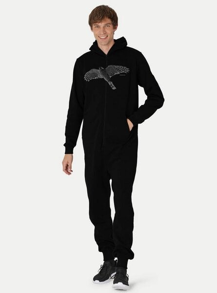 Peaces.bio - handbedruckte Biomode Jumpsuit Sperber Herren von Peaces.bio - handbedruckte Biomode