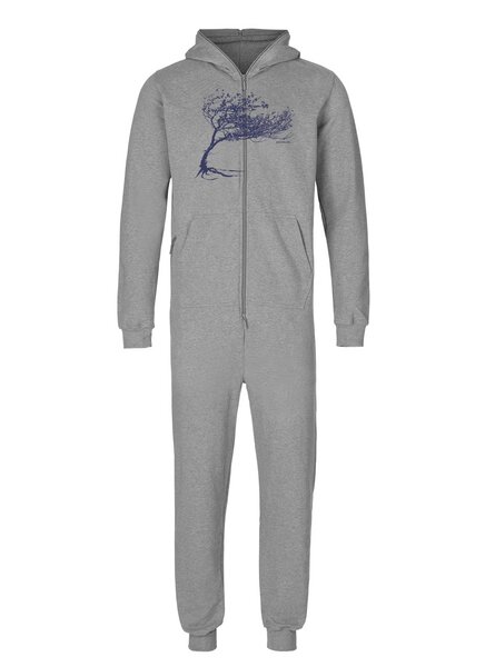 Peaces.bio - handbedruckte Biomode Jumpsuit Windy Tree Herren von Peaces.bio - handbedruckte Biomode