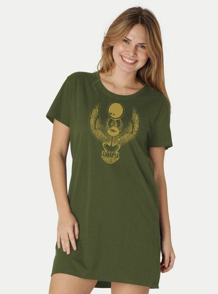 Peaces.bio - handbedruckte Biomode Longshirt Cheper Damen von Peaces.bio - handbedruckte Biomode