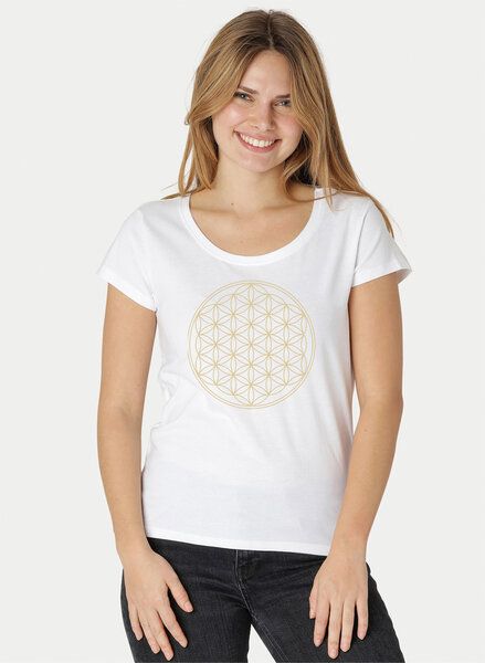 Peaces.bio - handbedruckte Biomode Loosefit Shirt Die Blume des Lebens Peaces.bio - handbedruckte Biomode Loosefit Shirt Die Blume des Lebens von Peaces.bio - handbedruckte Biomode