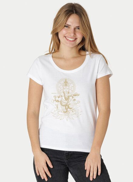 Peaces.bio - handbedruckte Biomode Loosefit Shirt Ganesha Damen Peaces.bio - handbedruckte Biomode Loosefit Shirt Ganesha Damen von Peaces.bio - handbedruckte Biomode