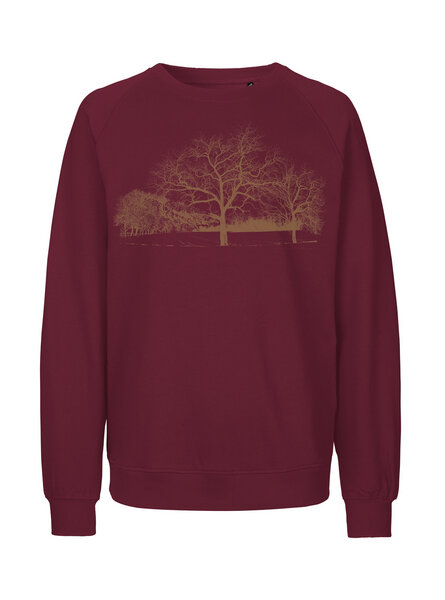 Peaces.bio - handbedruckte Biomode Sweatshirt Landscape Unisex von Peaces.bio - handbedruckte Biomode