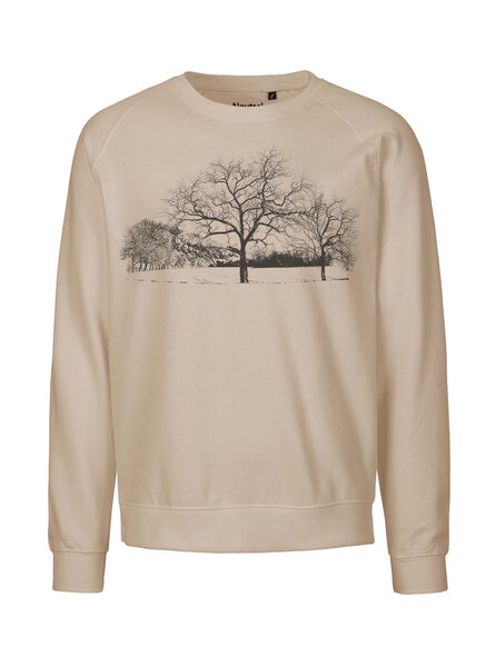 Peaces.bio - handbedruckte Biomode Sweatshirt Landscape Unisex von Peaces.bio - handbedruckte Biomode