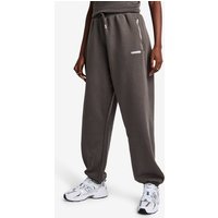 Peach Fit Essential Damen Hosen - Grau - Größe M - Baumwoll-Fleece von Peach Fit