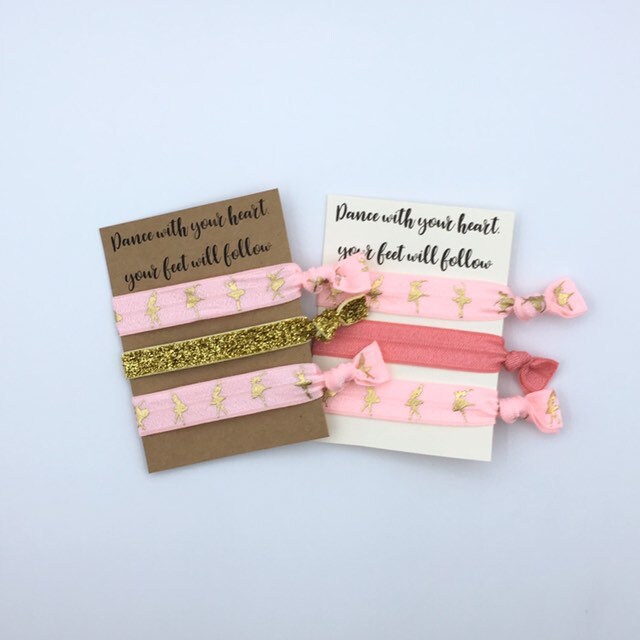 Ballett Haargummis, Tanz Team Geschenk von PeachPoppyCo