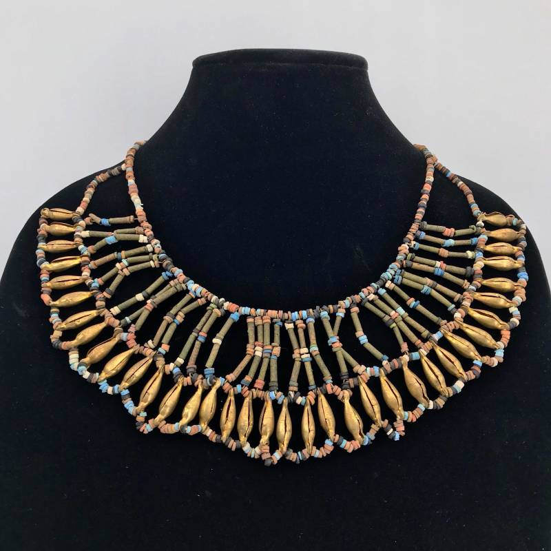 Alte Welt Perlenkette Fayence von PeachyGlitters