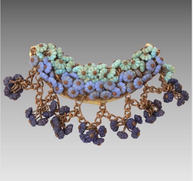 Frühe Glas Brosche 1940Er Jahre von PeachyGlitters