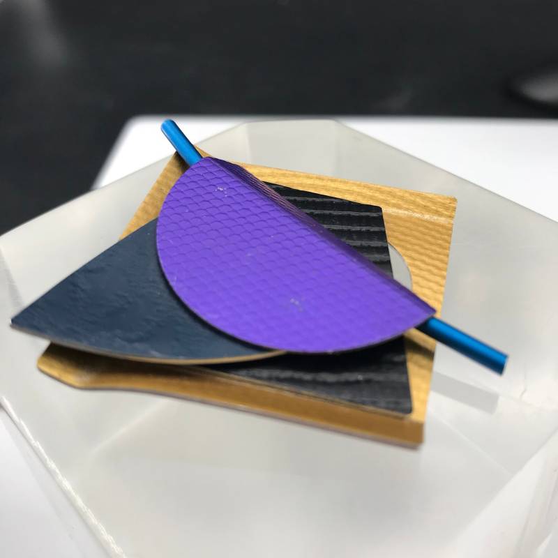 Hsu Studios Post Modern Pin Memphis Brosche Abstrakt Designer Signed von PeachyGlitters