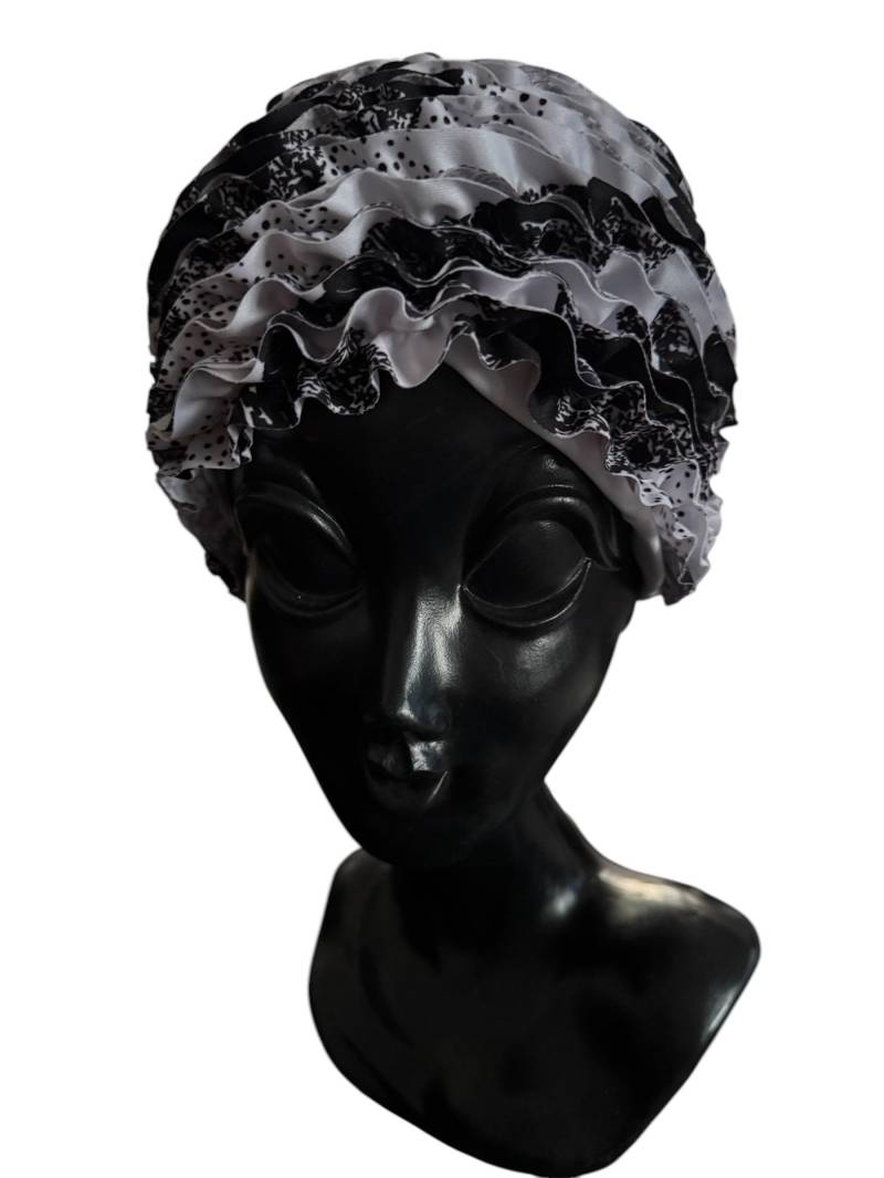 Retro Badehaube Badekappe Rüschen 50's Style Verschiedene Farben "One Size" Neu von PeacockBySandy
