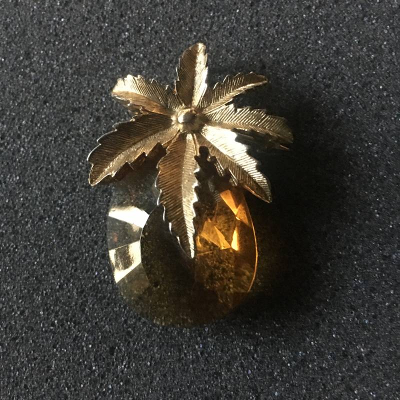 Vintage Designer Brosche Ananas "Sarah Coventry" von PeacockBySandy