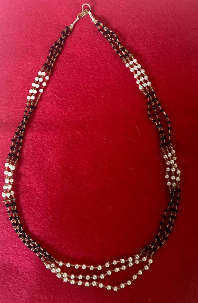 Vintage Halskette Kette Perlenkette Kunstperlen von PeacockBySandy