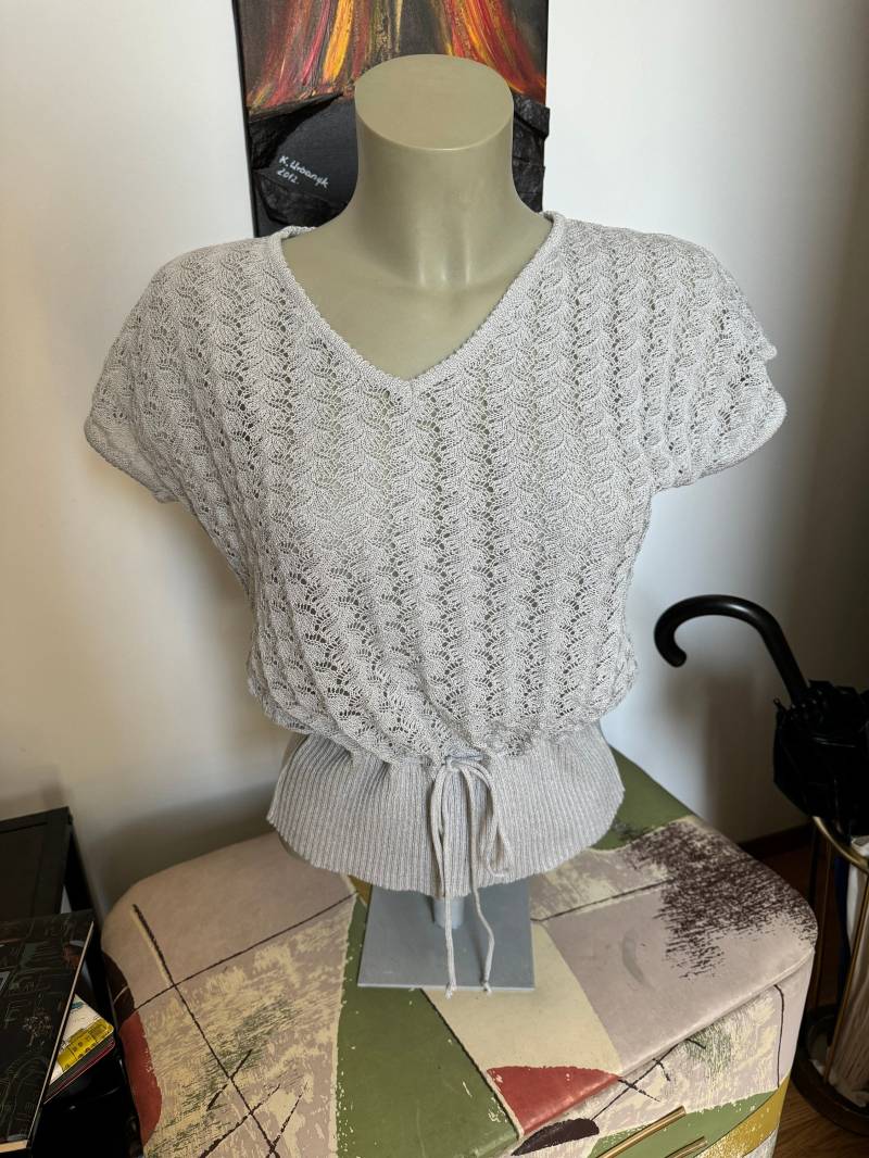Vintage Oberteil Strick "Alte" Gr.40 "Made in W. Germany" Grau von PeacockBySandy