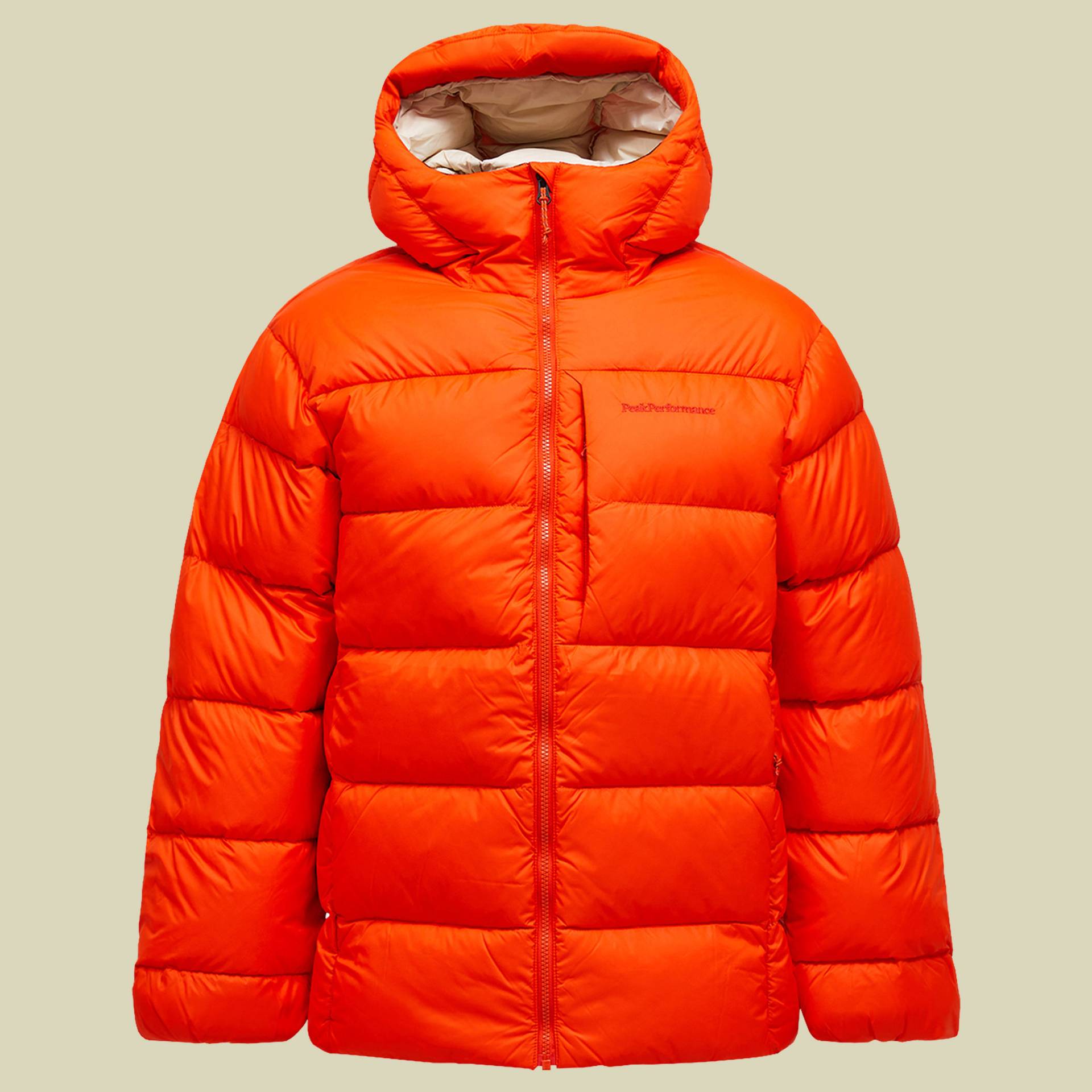 Frost Down Puffer Jacket Men XL orange- solar burst von Peak Performance