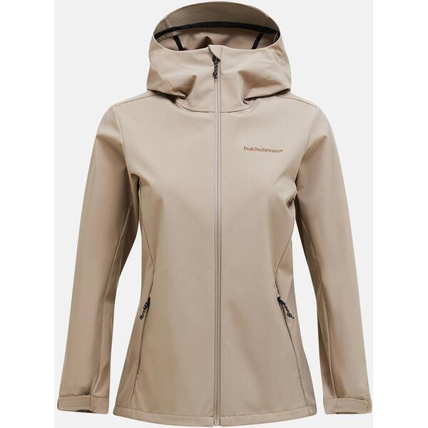 PEAK PERFORMANCE Damen Funktionsjacke W Explore Hood Jacket-AVID BEIGE von Peak Performance
