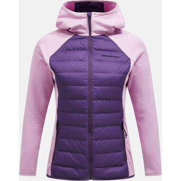 PEAK PERFORMANCE Damen Jacke W Down Hybrid Hood Jacket-INDIGO-STATICE von Peak Performance