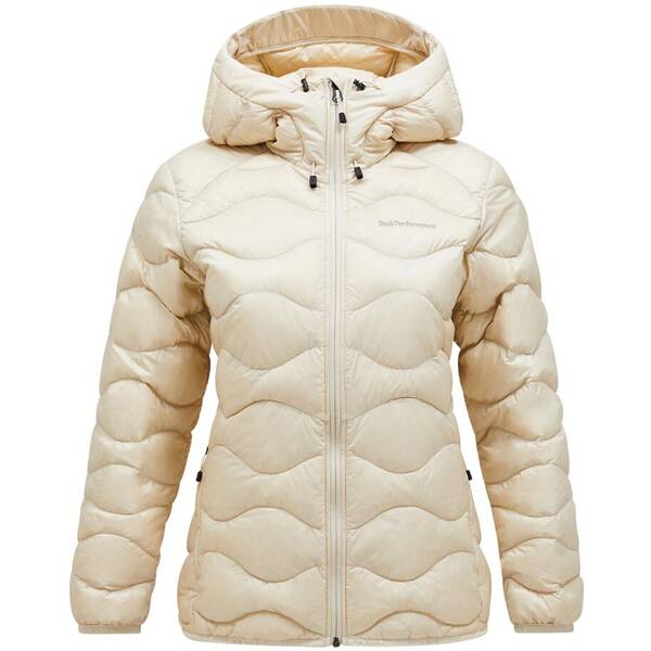 PEAK PERFORMANCE Damen Jacke W Helium Down Hood Jacket-SAND FOG von Peak Performance
