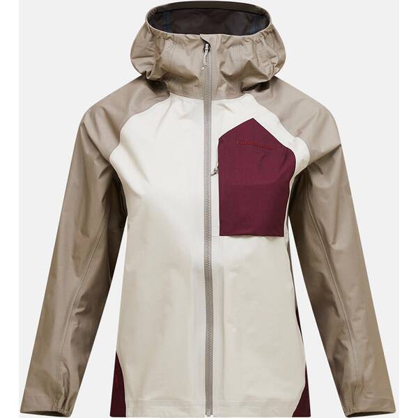 PEAK PERFORMANCE Damen Jacke W Trail 3L Hipe Jacket-SAND FOG-AVID BEI von Peak Performance